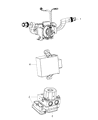Ram ABS Control Module Diagram - 68349810AA