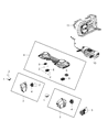 Jeep Car Speakers Diagram - 6AH08TX7AC
