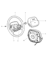 Jeep Cherokee Steering Wheel Diagram - 5GK431AZAB