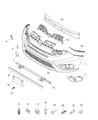 Ram License Plate Diagram - 5YH28LXHAA