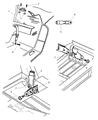 1999 Dodge Viper Seat Belt Diagram - 4848719