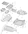 2020 Jeep Grand Cherokee Transmission Pan Diagram - 68191341AB