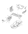 2020 Ram ProMaster 3500 Exhaust Heat Shield Diagram - 68270318AA