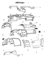 Dodge Viper Emblem Diagram - 5043092AA
