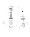 Jeep Compass Bump Stop Diagram - 68254422AA