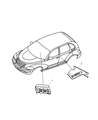 Chrysler PT Cruiser Air Bag Control Module Diagram - 4671776AF