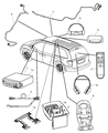 2005 Dodge Grand Caravan Dome Light Diagram - 5016287AA
