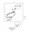 Ram Headlight Bulb Diagram - 68282227AA