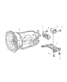 Chrysler Crossfire Transmission Mount Diagram - 5101457AA