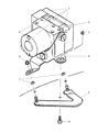 Jeep Cherokee ABS Control Module Diagram - 56027931AC
