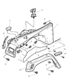 Jeep Fender Diagram - 5003951AF