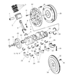 Dodge Durango Piston Ring Set Diagram - 4740259