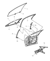 Dodge Intrepid Window Motor Diagram - 5012545AC