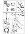 2004 Dodge Caravan Car Speakers Diagram - 4685855AF