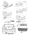 Chrysler Sebring Emblem Diagram - 5116124AB
