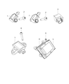 Chrysler Pacifica Air Bag Control Module Diagram - 68358974AB