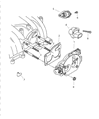 2002 Dodge Ram 3500 Throttle Body Gasket Diagram - 53041120