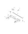 Ram Front Cross-Member Diagram - 68377705AA