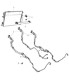 2008 Dodge Magnum Transmission Oil Cooler Hose Diagram - 4598046AB