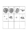 Chrysler Aspen Spare Wheel Diagram - 52113234AA