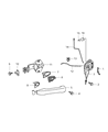 Dodge Sprinter 2500 Door Latch Assembly Diagram - 68017889AA