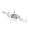 2019 Jeep Compass Transfer Case Seal Diagram - 68408750AA