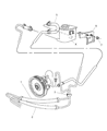 Chrysler Prowler Power Steering Reservoir Diagram - 4626849AB