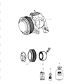 Dodge A/C Compressor Diagram - R5111411AI