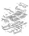 Dodge Ram 3500 Front Cross-Member Diagram - 55277052AA
