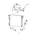 2020 Jeep Wrangler Radiator Hose Diagram - 68320360AC