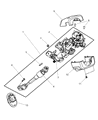 Dodge Stratus Steering Column Diagram - 5080790AA