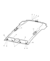 2004 Jeep Liberty Sun Visor Diagram - ZX35TL2AA