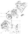 2002 Dodge Dakota Power Steering Hose Diagram - 52106713AB