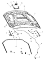 Ram Hood Diagram - 68360786AD