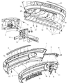 2004 Dodge Ram 3500 Bumper Diagram - 5030101AA