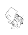 Jeep Commander ABS Control Module Diagram - 68037915AA