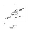 Jeep Fog Light Diagram - 68273052AC