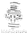 Ram Bumper Diagram - 6QB38GXHAB