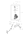 Jeep Cherokee Automatic Transmission Shift Levers Diagram - 6BJ081X9AG