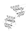 2005 Dodge Magnum Exhaust Heat Shield Diagram - 4792773AC