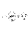 Dodge Steering Wheel Diagram - 5XR431X9AA