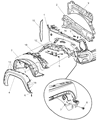 Jeep Fender Diagram - 55360598AB