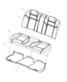 2006 Dodge Charger Armrest Diagram - 1ET501DDAA