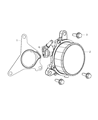 Dodge Dart Vacuum Pump Diagram - 4892641AB