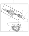 Dodge Grand Caravan Transfer Case Seal Diagram - 5019758AA