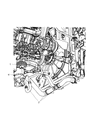 2008 Dodge Nitro Radiator Hose Diagram - 55037849AE