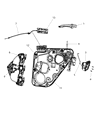 Dodge Durango Window Motor Diagram - 68092229AA