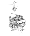Chrysler Aspen Engine Mount Diagram - 52855589AD