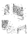 Dodge Magnum Radiator Hose Diagram - 5290489AB