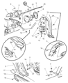 Dodge Viper Air Deflector Diagram - 5029767AA